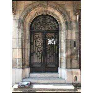 Antique Wrought Iron Double Doors 19th Century