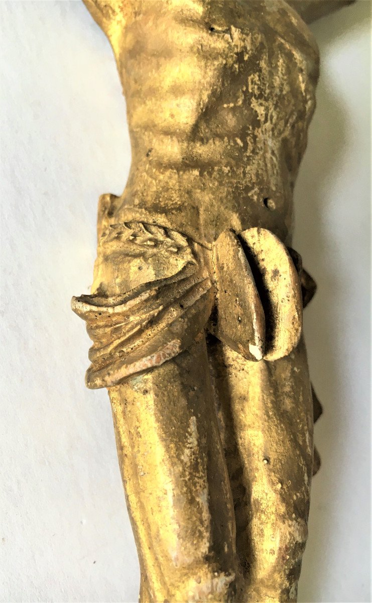 Christ In Golden Wood From The 18th Century-photo-4