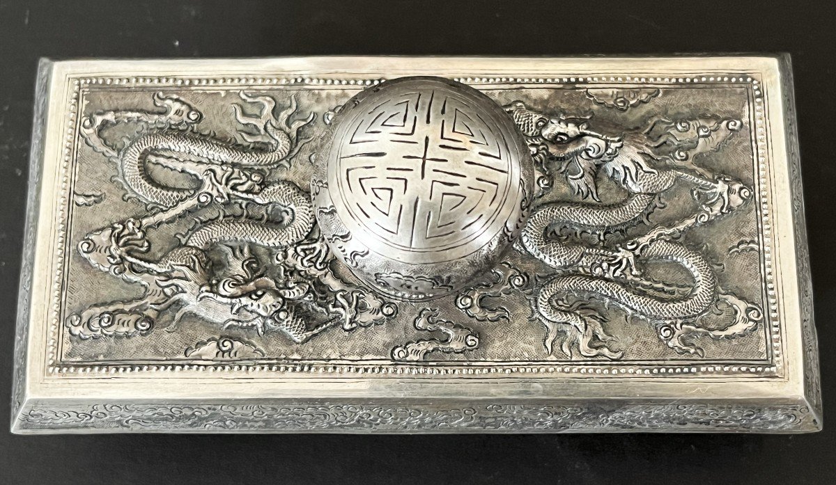 Silver Desk Set, Indochina, Early 20th Century-photo-2