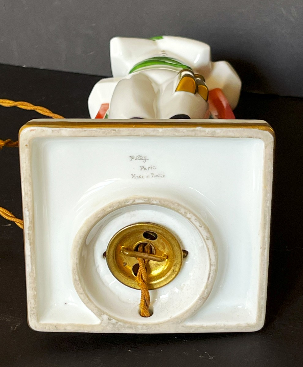 Robj, Veilleuse En Porcelaine, Sarah Bernhardt Dans l'Aiglon d'Edmond Rostand-photo-3