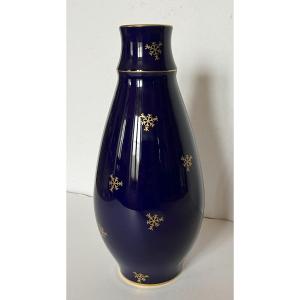 Sèvres Porcelain, "snowflakes" Vase Signed And Dated 1902