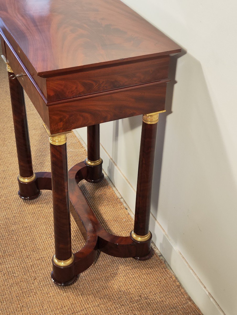 Empire Mahogany Work Table-photo-5