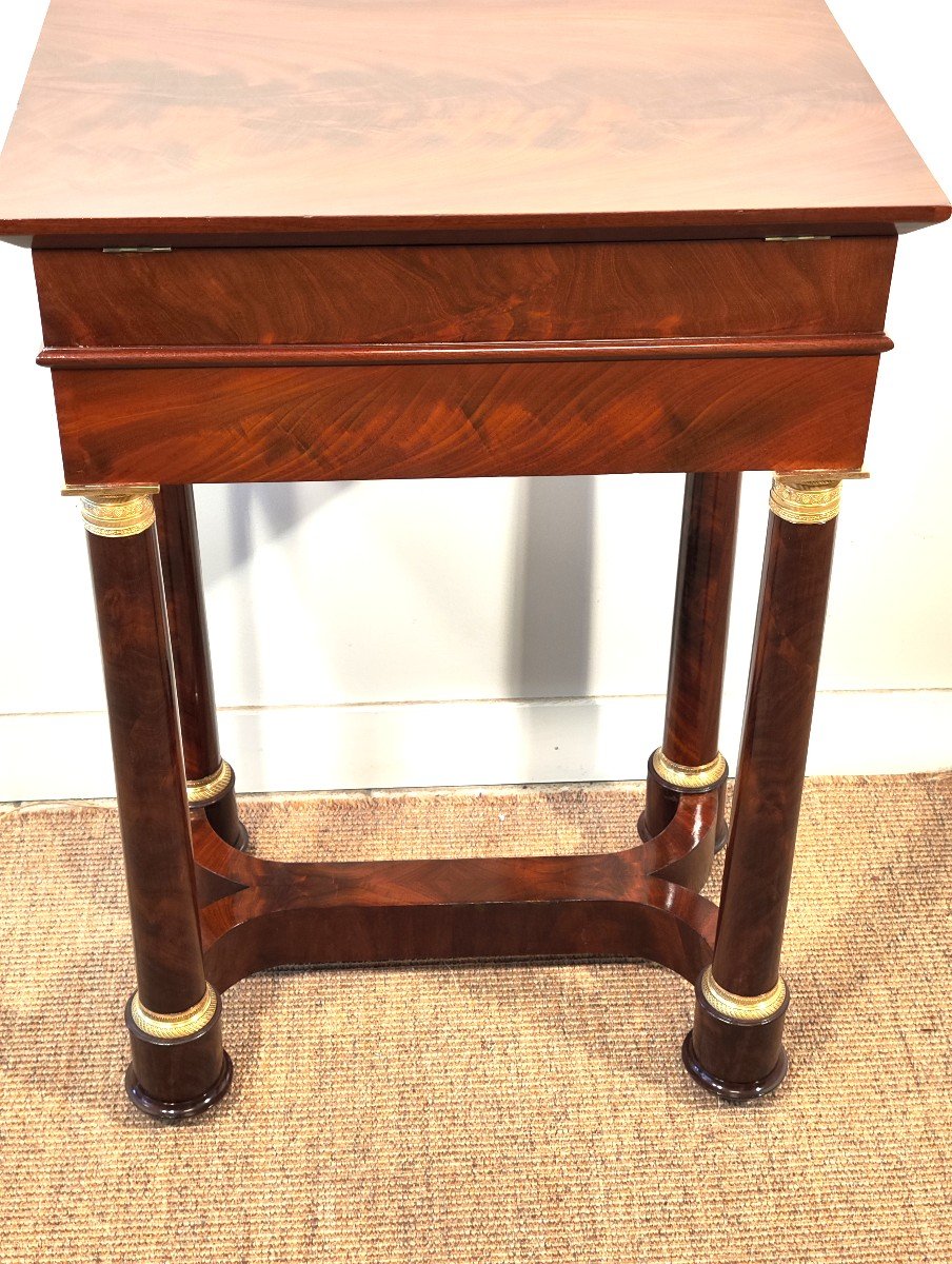 Empire Mahogany Work Table-photo-6