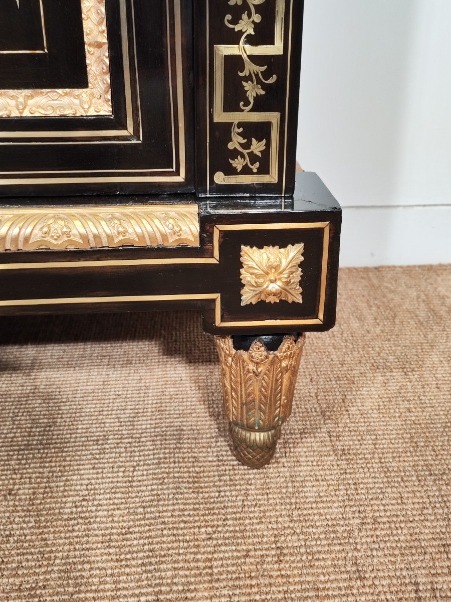 Boulle De Befort Marquetry Sideboard-photo-2