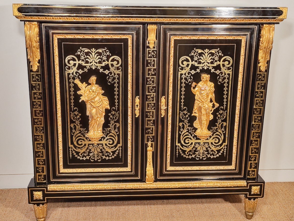 Boulle De Befort Marquetry Sideboard