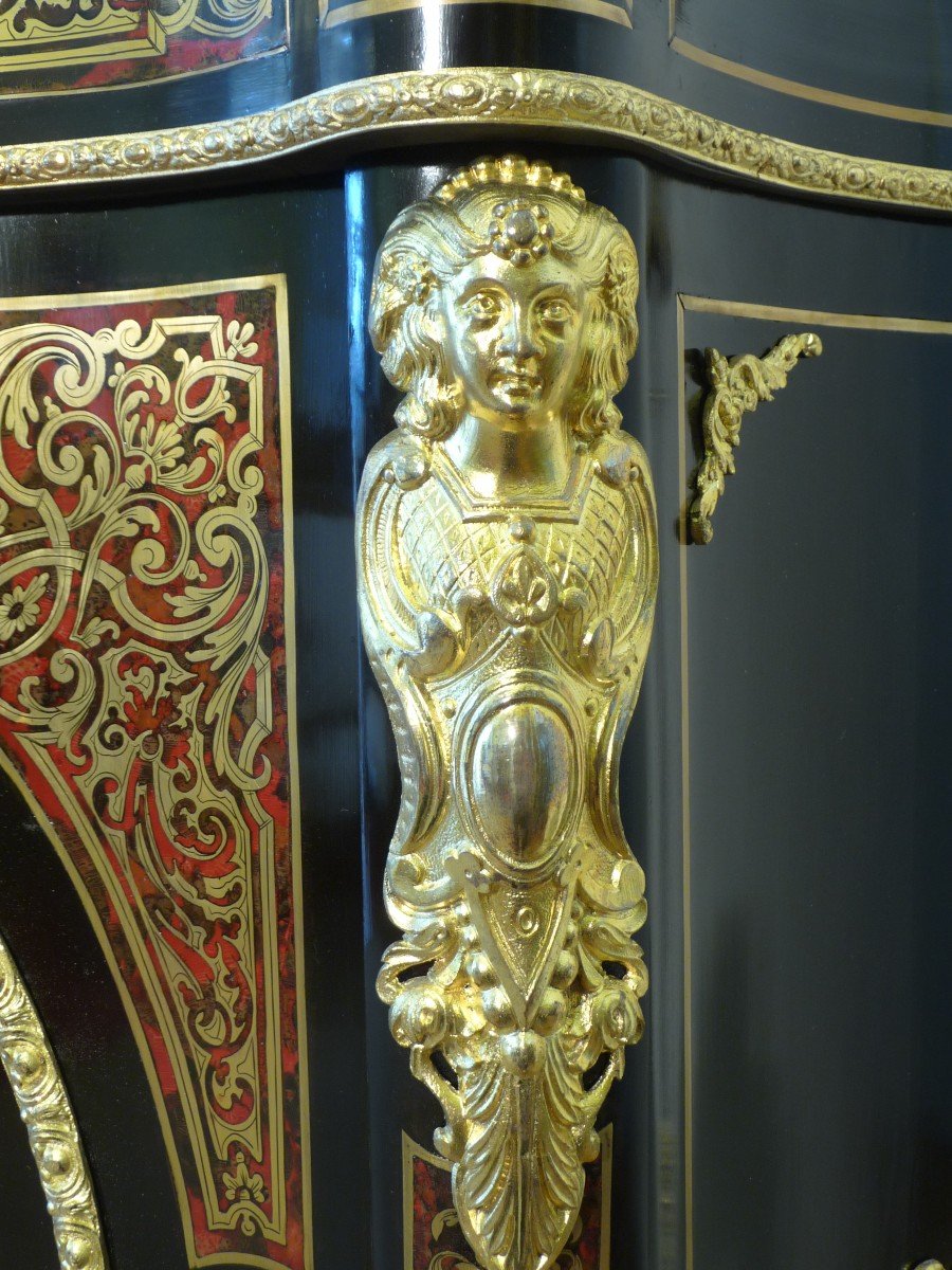 Boulle Marquetry Support Cabinet-photo-3