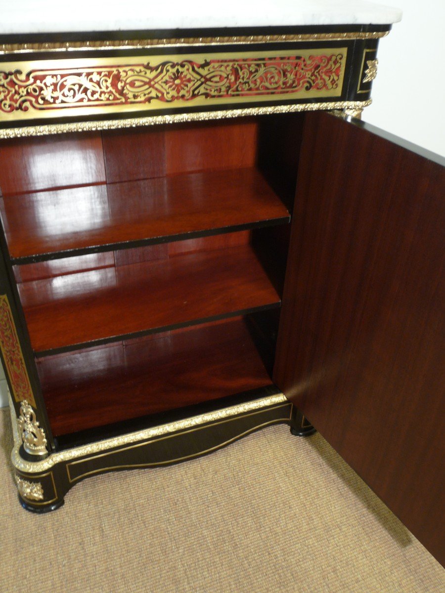 Support Cabinet In Boulle Marquetry-photo-3