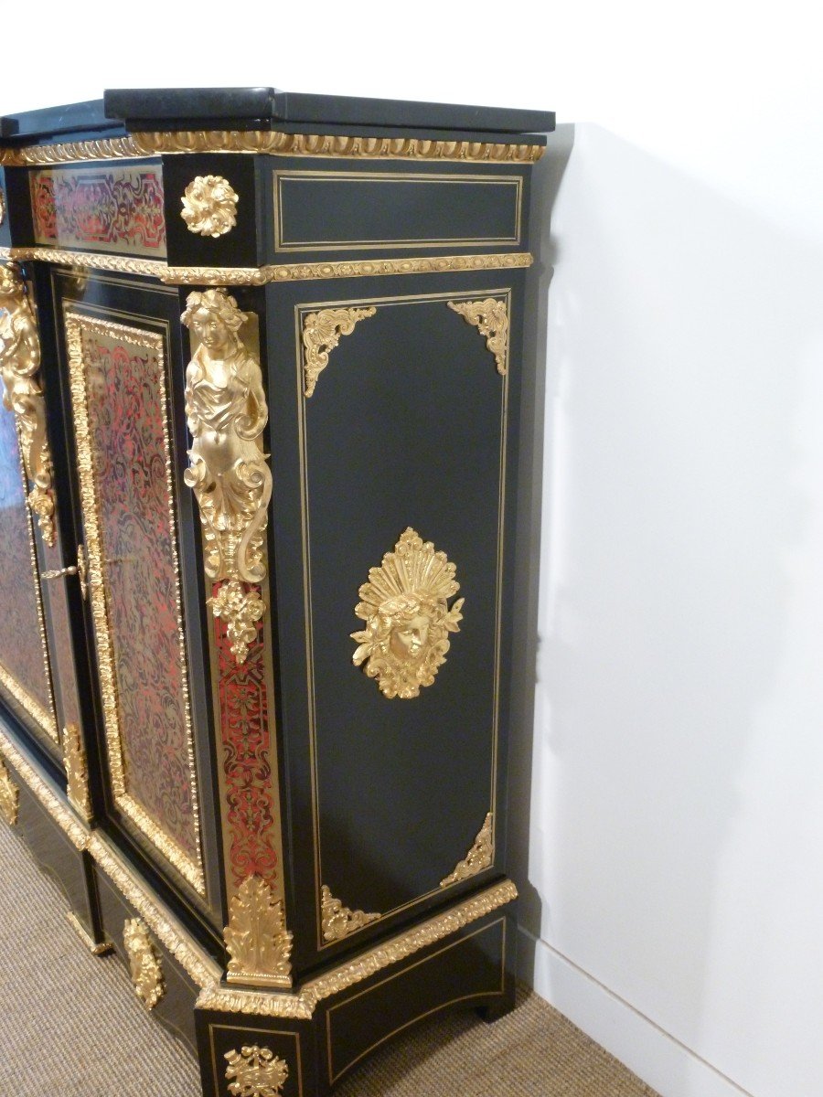 Boulle Marquetry Sideboard-photo-4