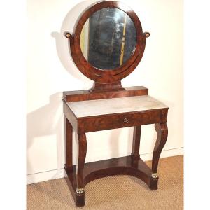 Cuban Mahogany Dressing Table, Restoration Period