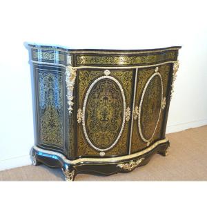 Support Cabinet In Boulle Marquetry Two Doors