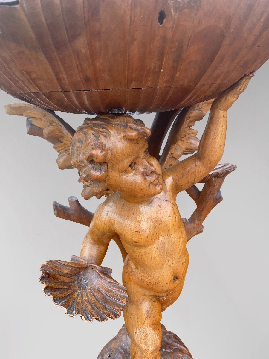 19ème Siècle, Statue De Putti De Style Baroque Italien -photo-3