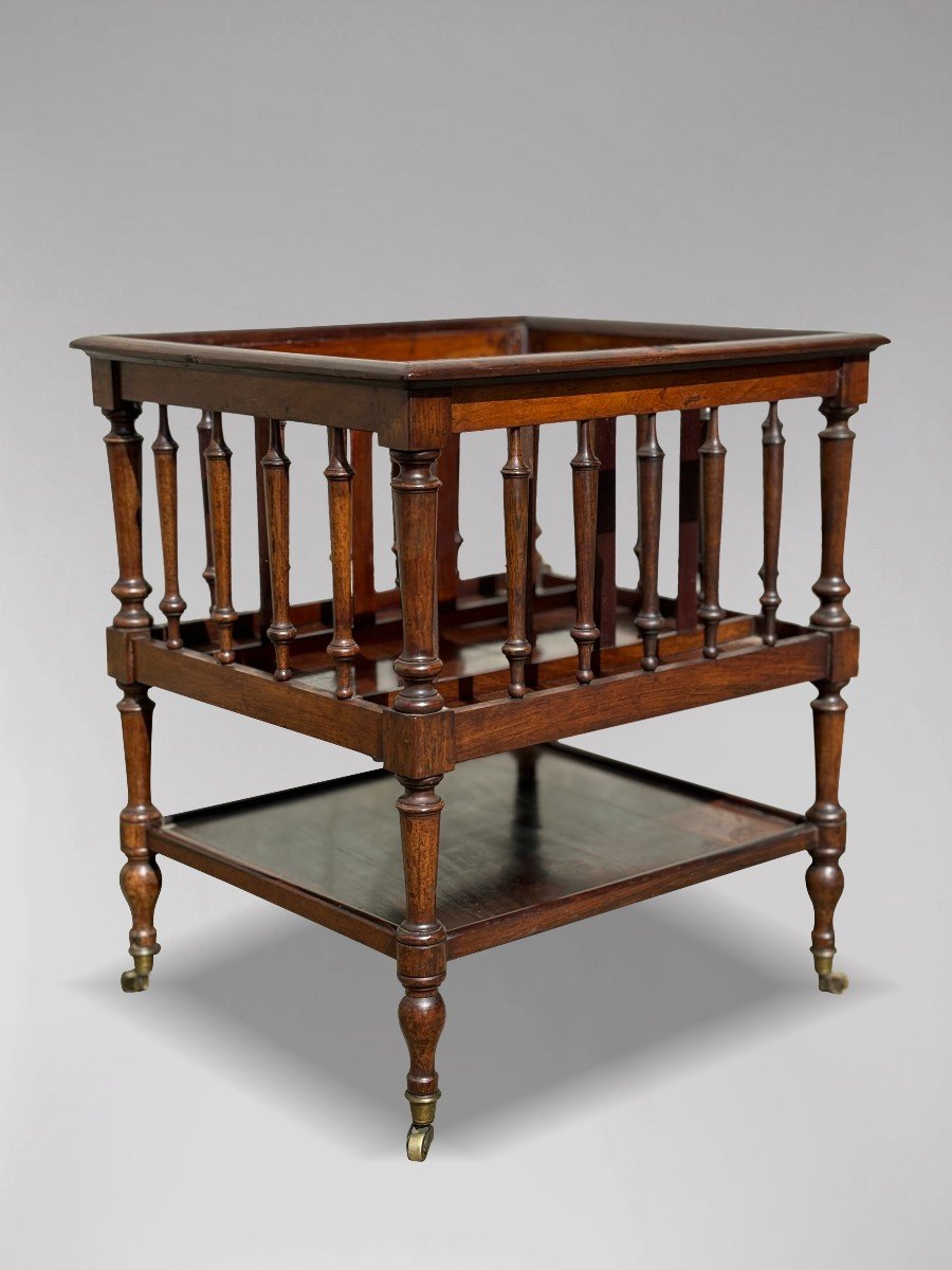 19th Century French Rosewood Canterbury-photo-2