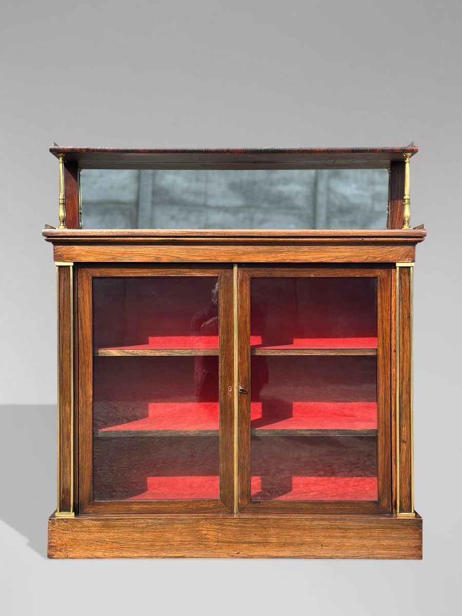 Pair Of Early 19th Century Regency Period Rosewood Chiffoniers-photo-2