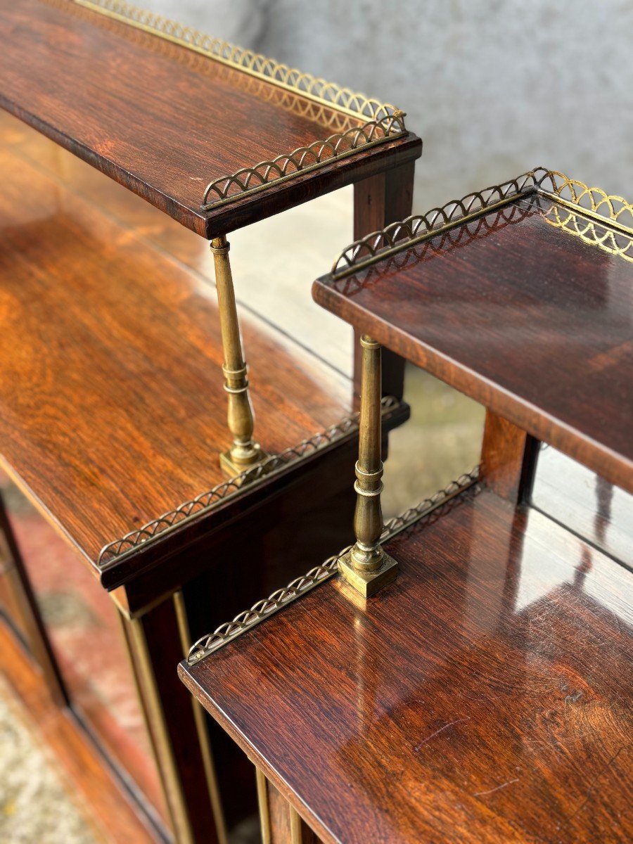 Pair Of Early 19th Century Regency Period Rosewood Chiffoniers-photo-6