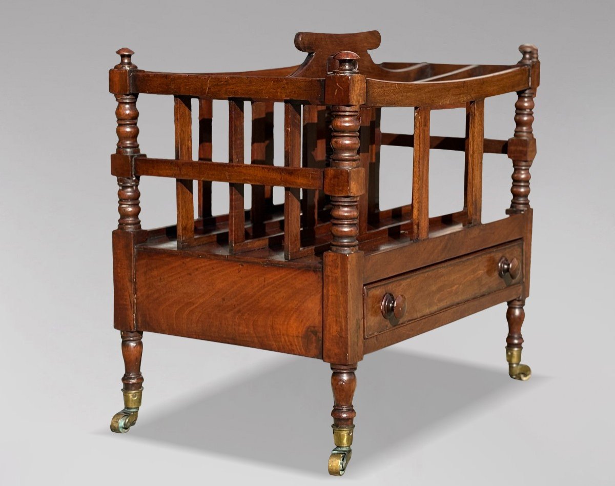 Early 19th Century Georgian Mahogany Canterbury