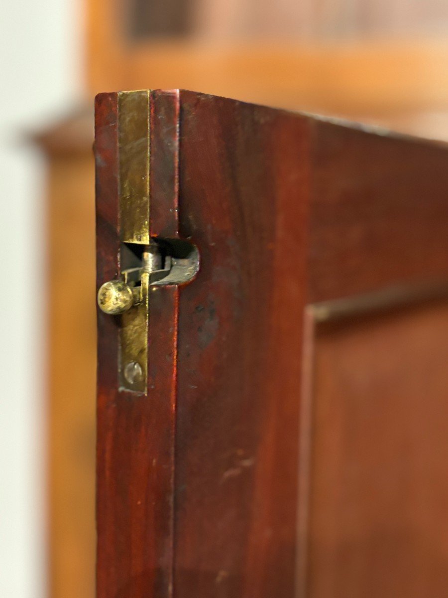 Early 19th Century Regency Period Mahogany 4-door Breakfront Library Bookcase-photo-4