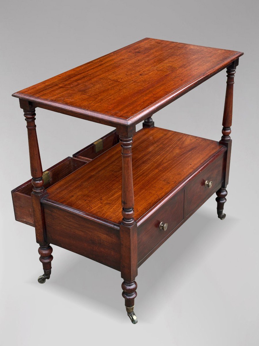 19th Century George IV Period Mahogany Buffet Server-photo-4