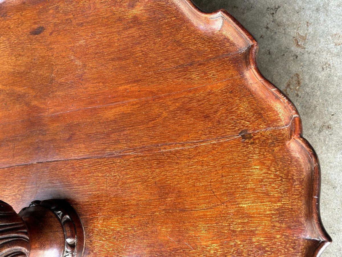 Mid 19th Century Two Tier Mahogany Lazy Susan-photo-3