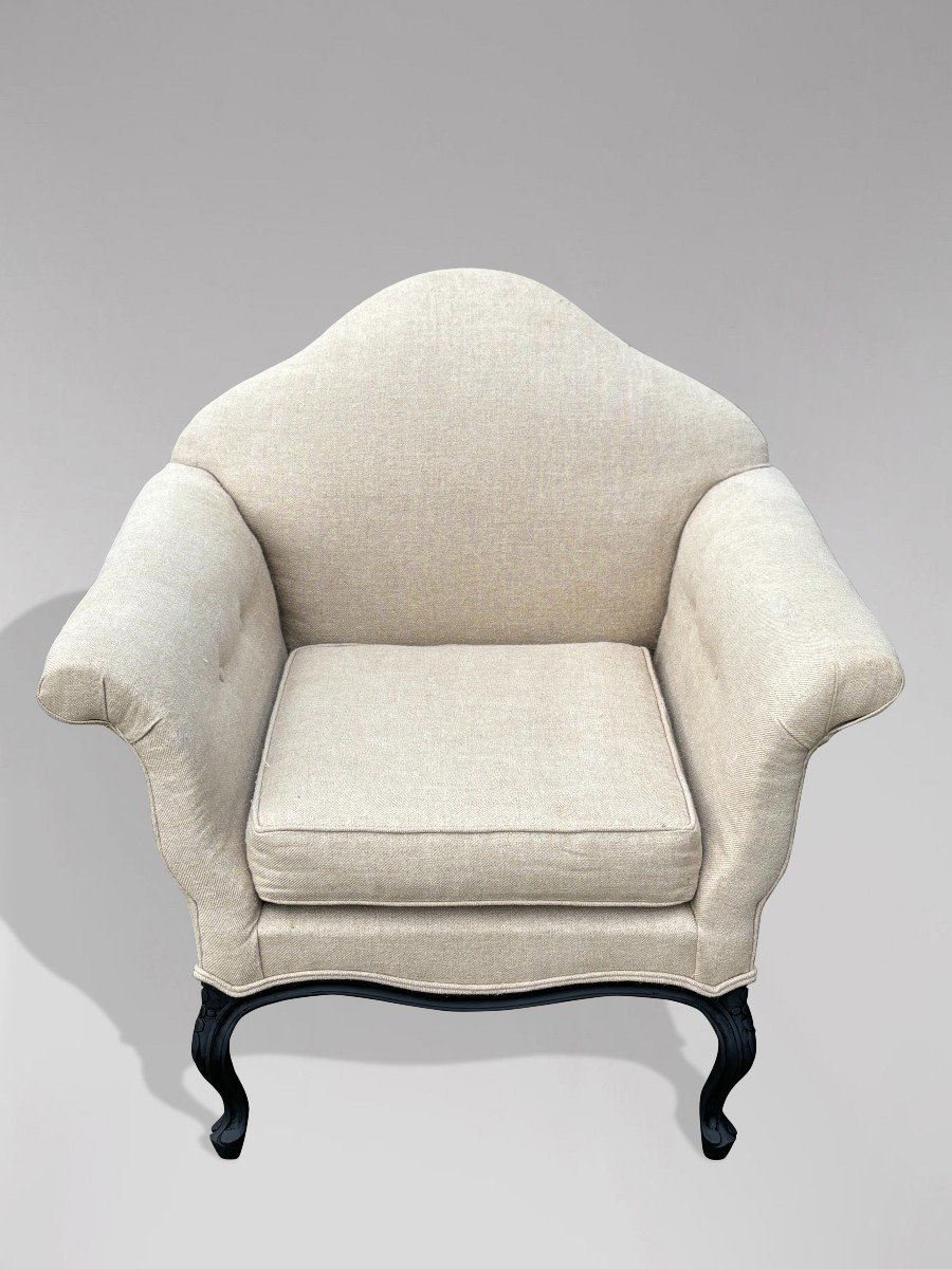 Pair Of French Upholstered Armchairs-photo-4