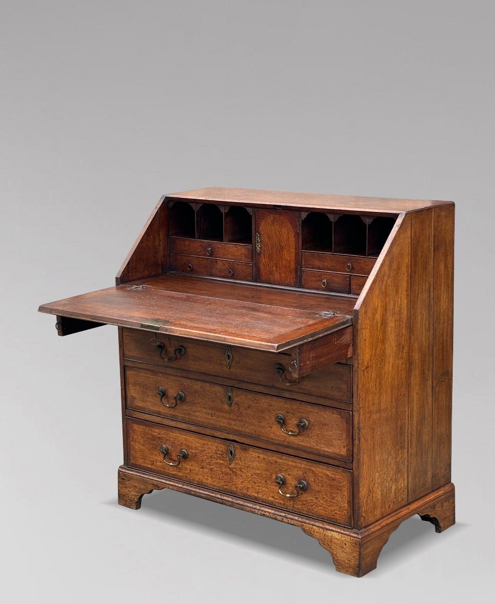 18ème Siècle, Bureau en Chêne d'Époque George III-photo-3