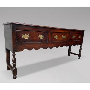 18th Century George III Period Oak Dresser
