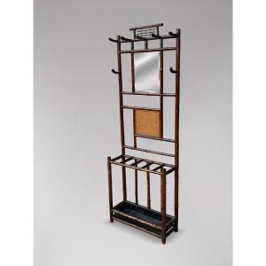 19th Century Victorian Period Bamboo Hall Stand