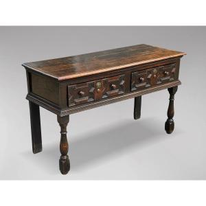 18th Century Oak Geometric Dresser