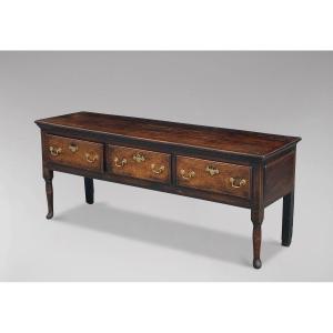 18th Century George II Period Oak Dresser Base