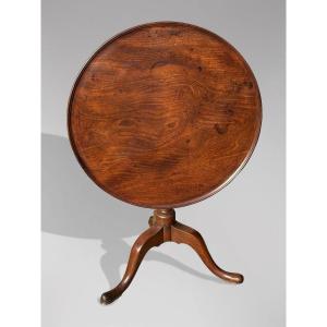 Table Tripode en Acajou d'Époque George III 18ème Siècle