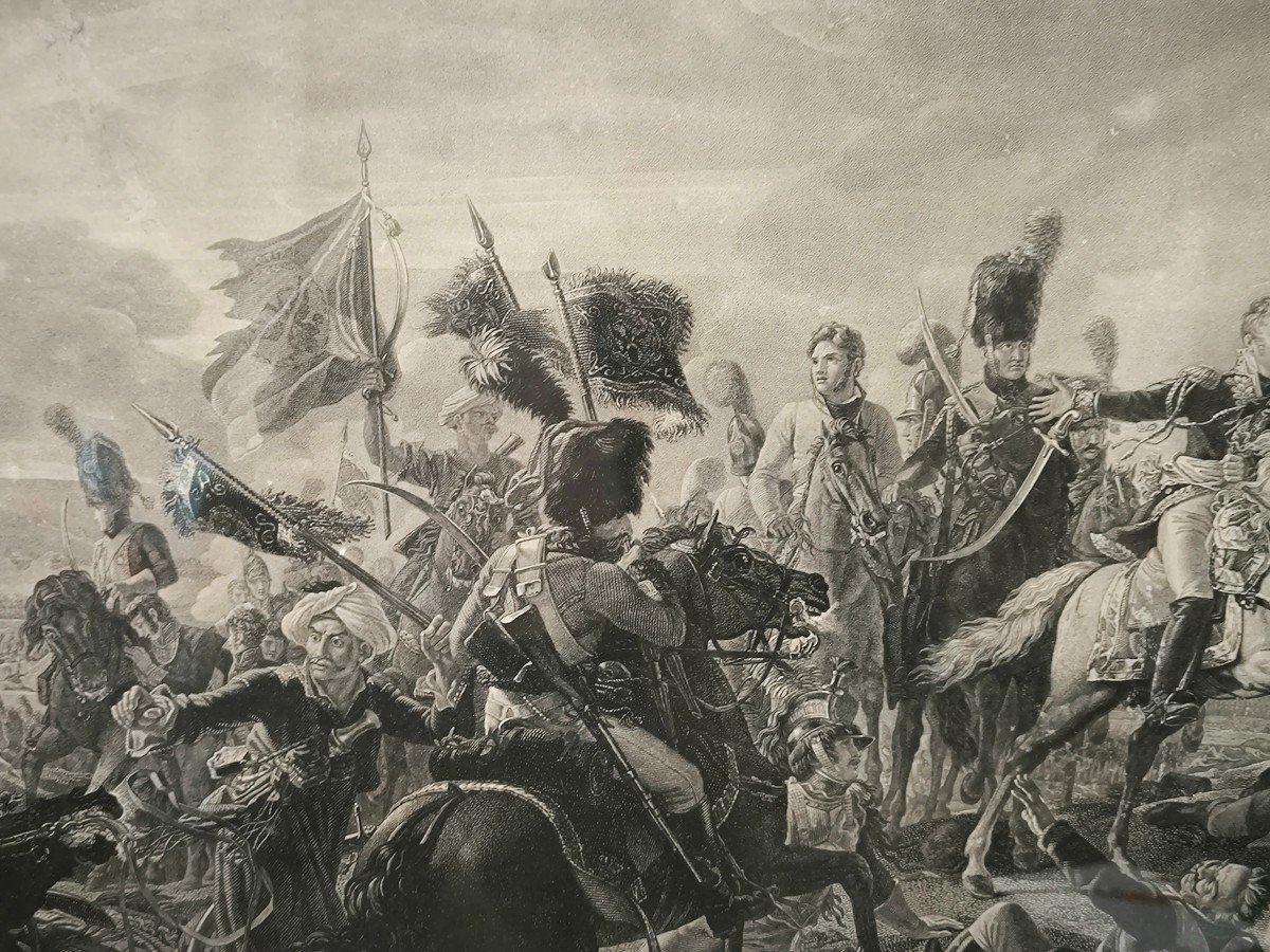 Gravure de 1813 de Jean Godefroy représentant La Bataille d'Austerlitz -photo-3