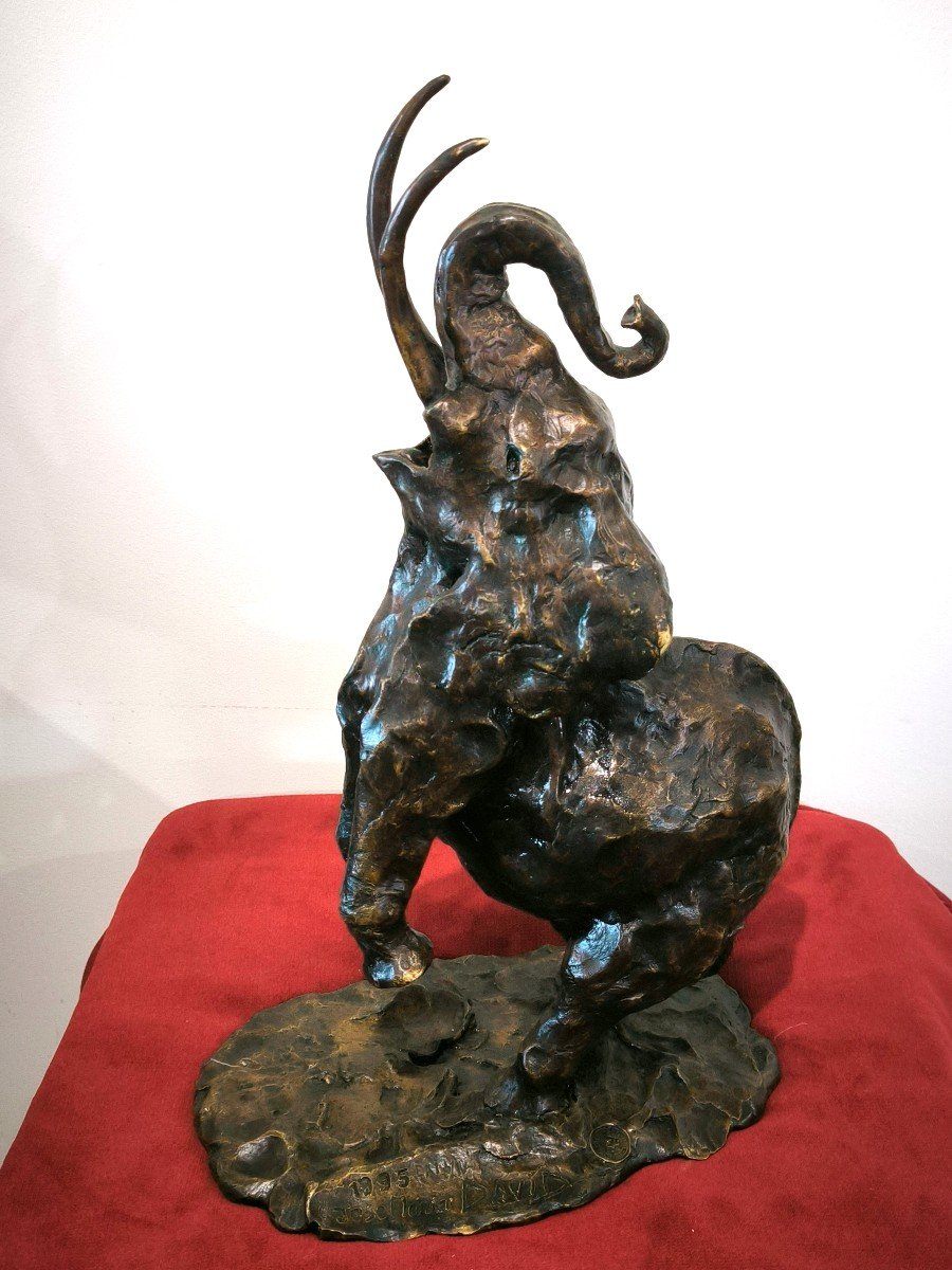 éléphant En Bronze De José Maria David 1995-photo-3