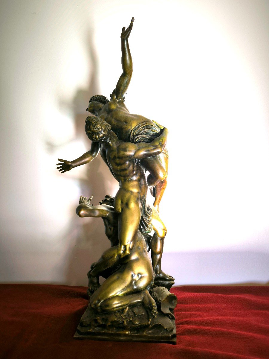 Bronze "rape Of The Sabine Women"-photo-2