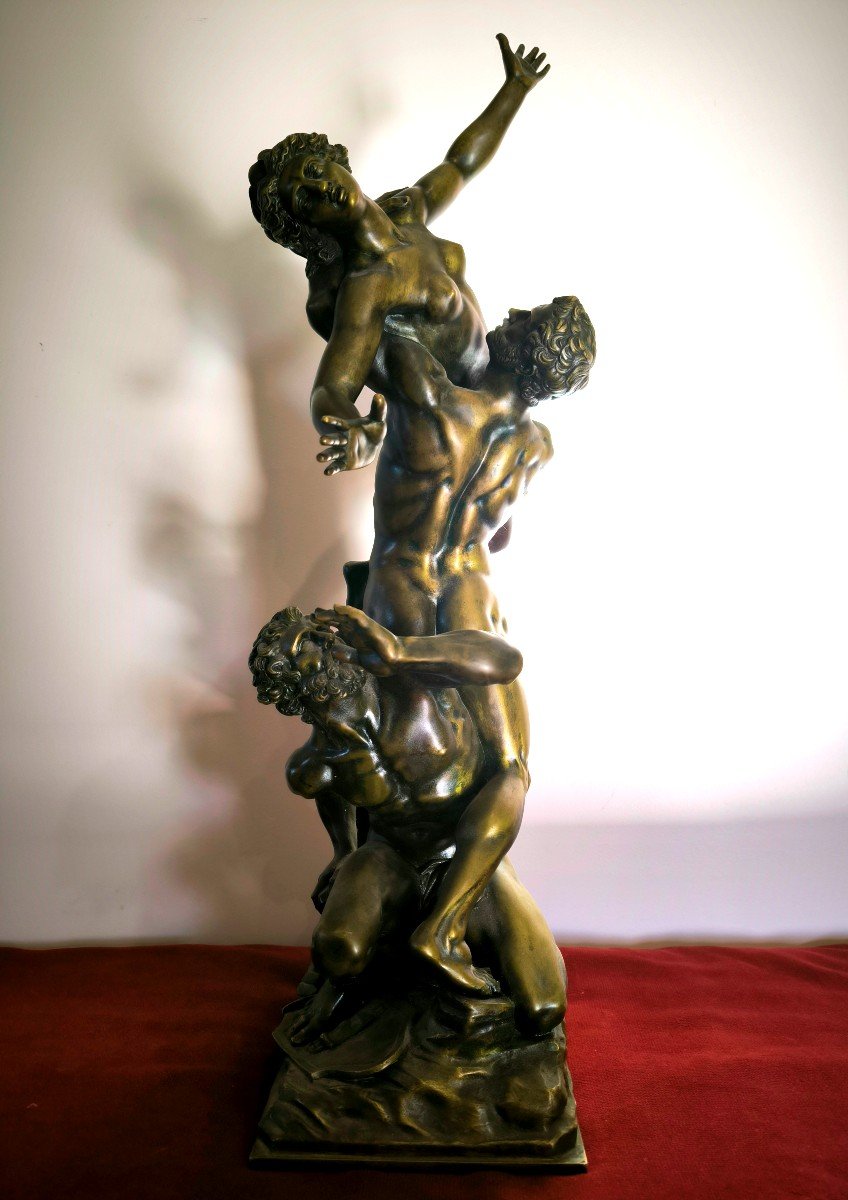 Bronze "rape Of The Sabine Women"