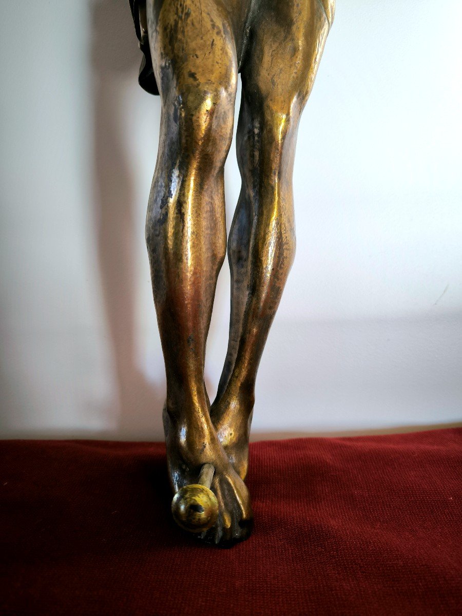 Rare Bronze Representing Christ 80 Cm-photo-4