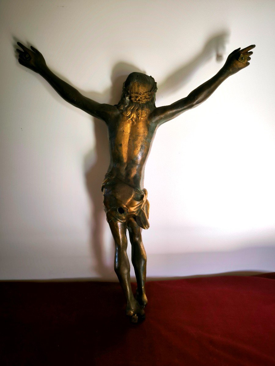 Rare Bronze Representing Christ 80 Cm-photo-5