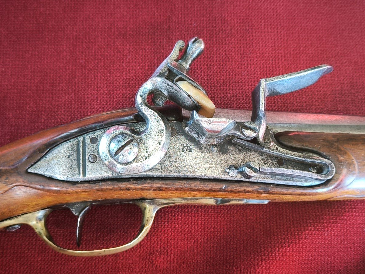 Cavalry Pistol Signed Piraube-photo-4