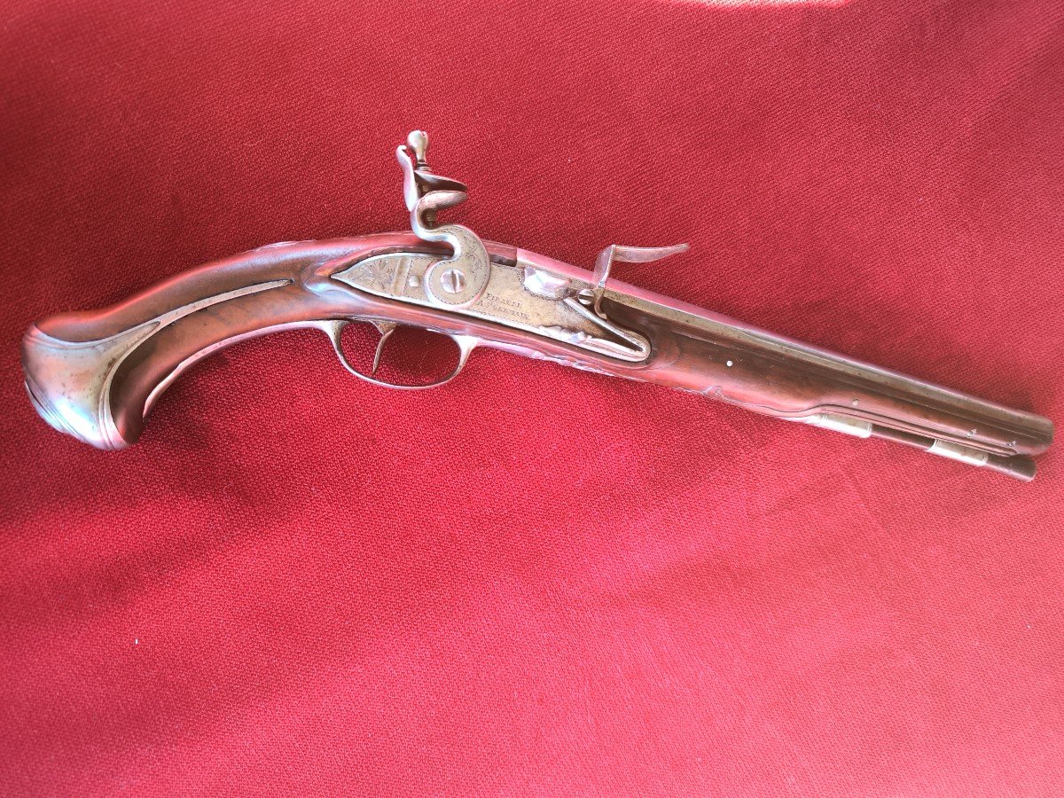 Cavalry Pistol Signed Piraube