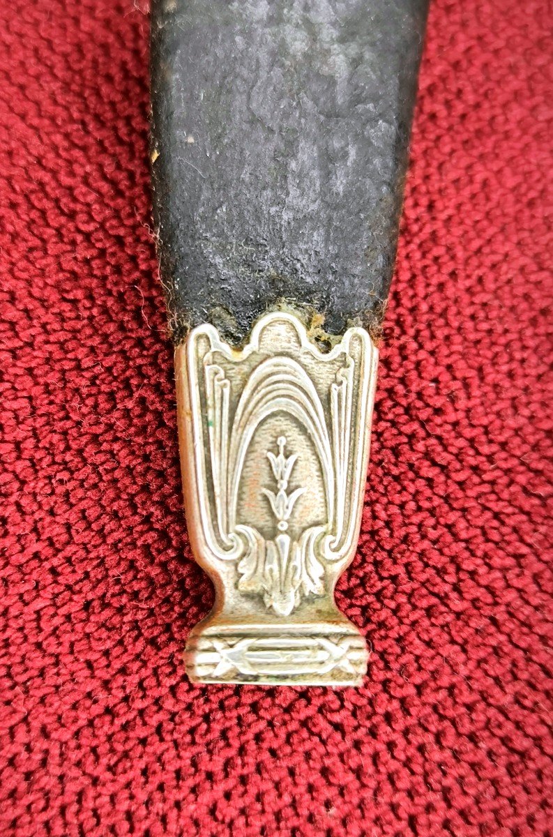 Louis XIV Or Louis XV Silver Hunting Dagger-photo-4