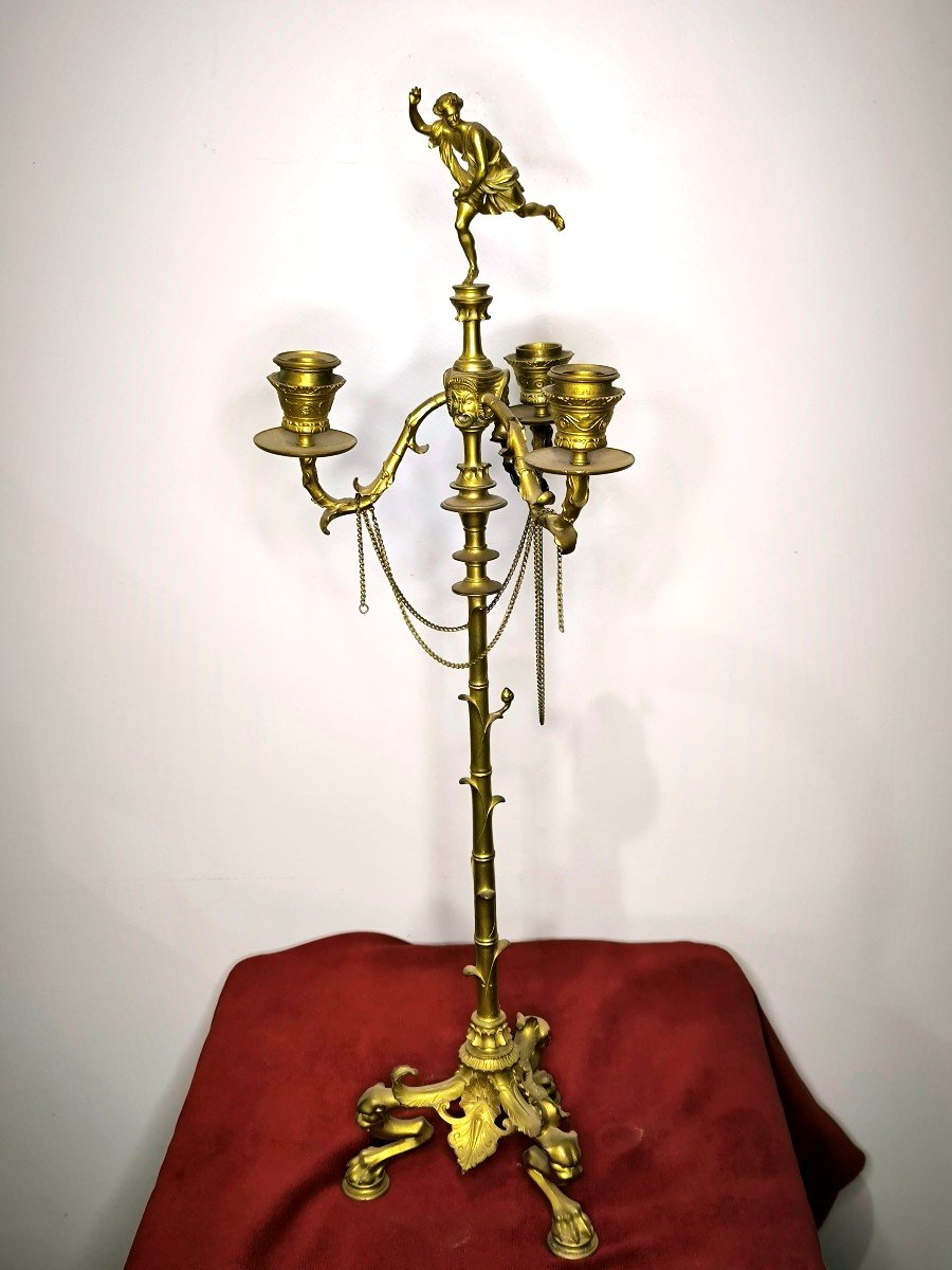 Bronze Candlestick 1st Empire 