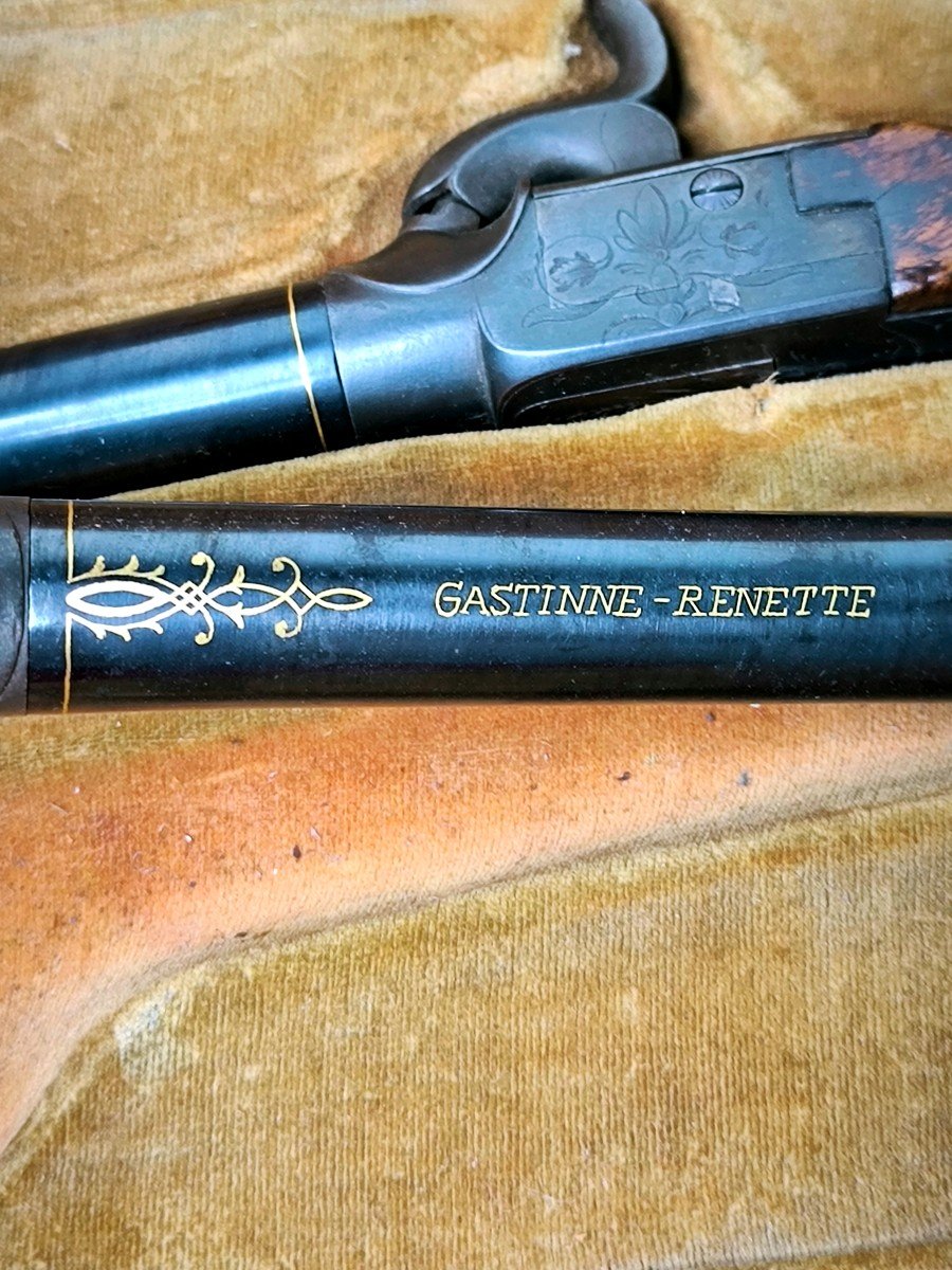 Pair Of Gastinne Renette Pistols In A Case -photo-2