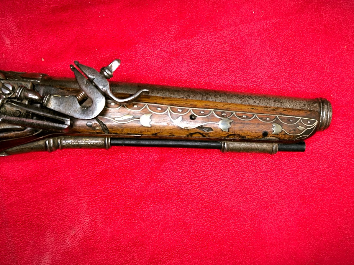 Pistolet à Rouet Fin XVIIIème Début XIXème -photo-2