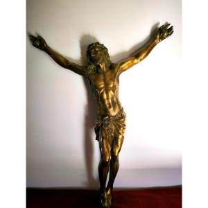 Rare Bronze Representing Christ 80 Cm