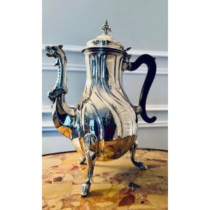 Sterling Silver Torso Coffee Pot - Mons, 1770