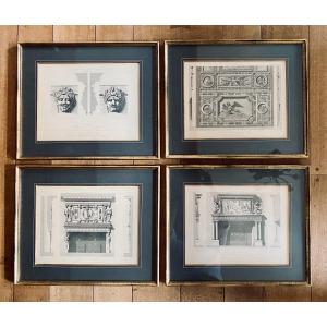 Series Of Four Engravings