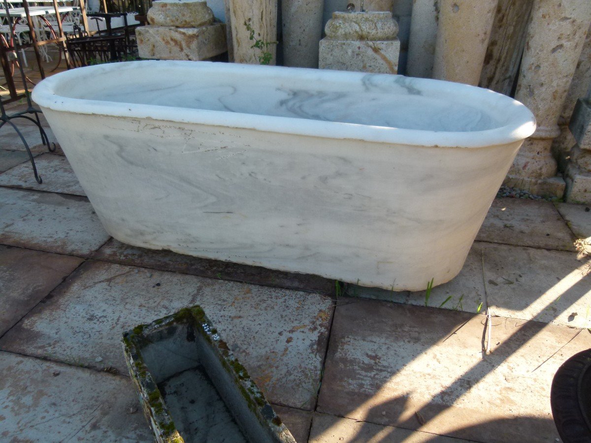 19th Century Marble Bathtub-photo-2