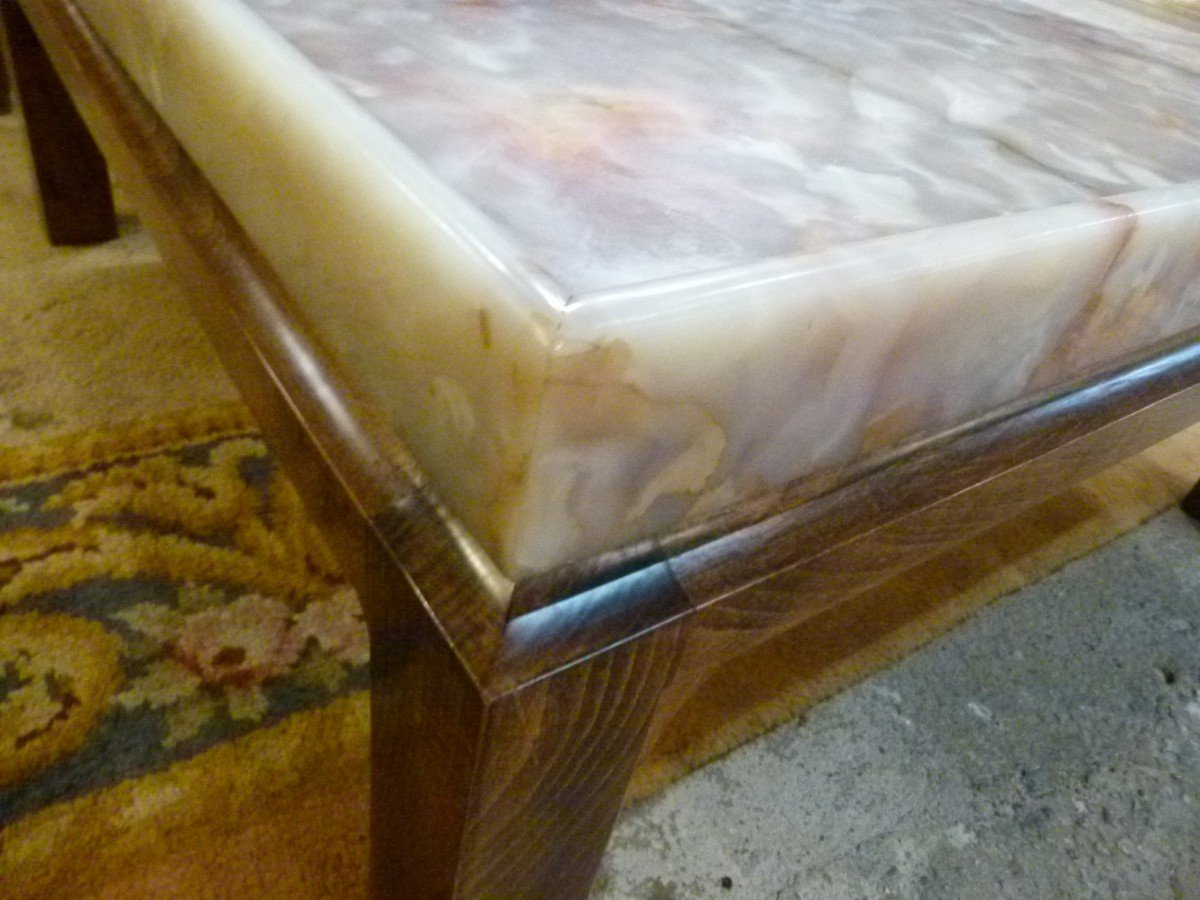 20th Century Marble Coffee Table-photo-4
