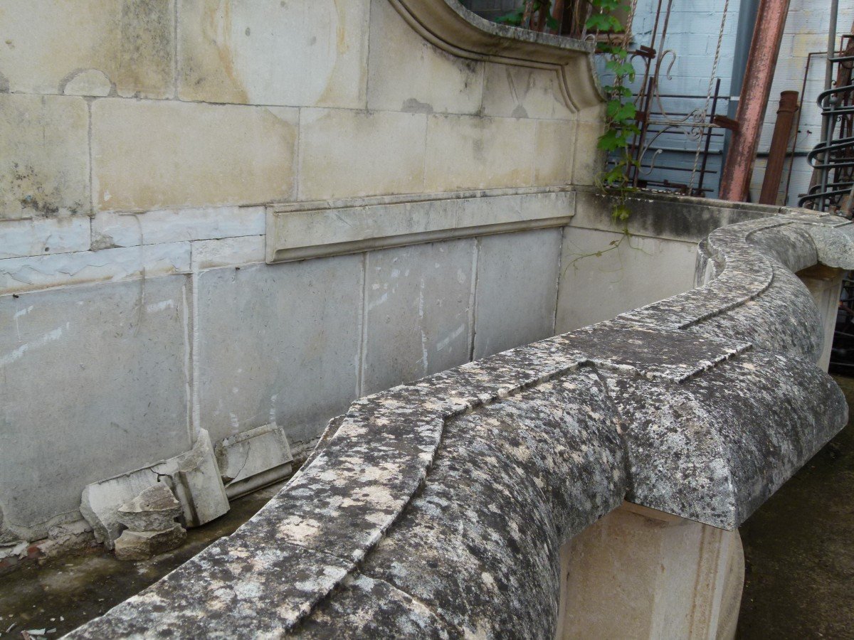 Fontaine En Pierre XXème-photo-6