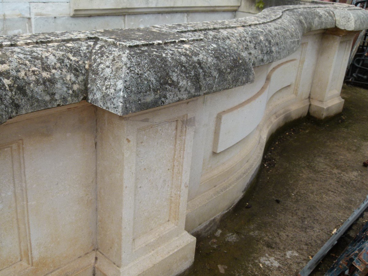 Fontaine En Pierre XXème-photo-7