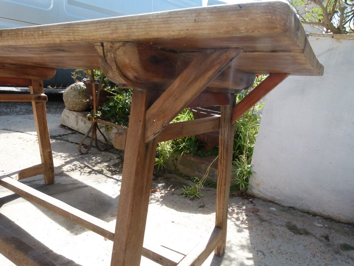 19th Century Farmhouse Table-photo-1