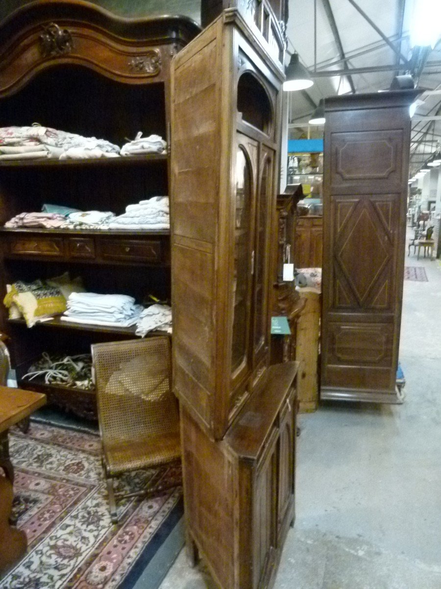 Armoire d'Angle XIXème-photo-4